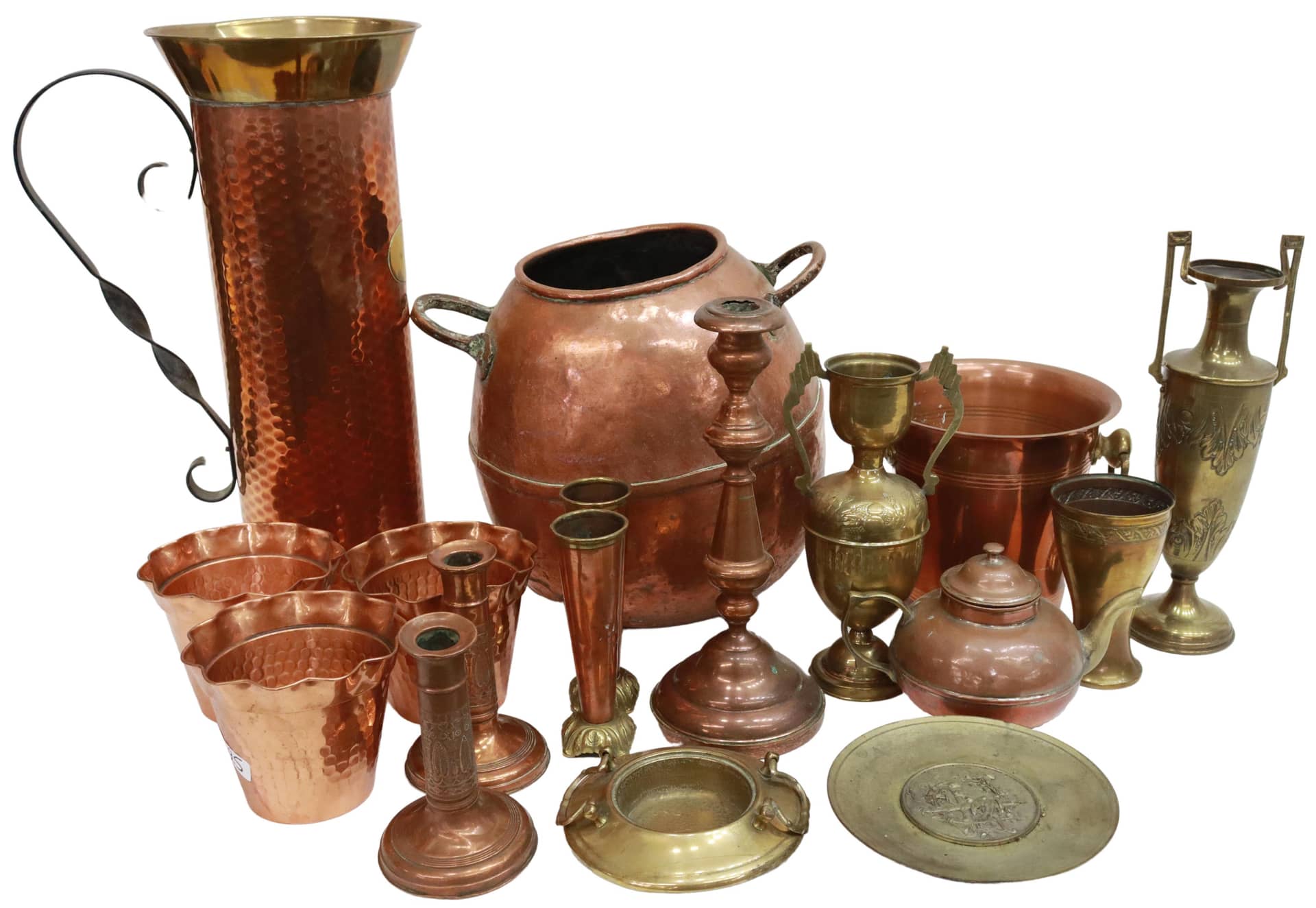 ( FRENCH COPPER & METAL TABLEWARES