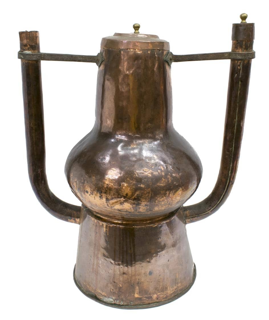 COPPER HANDLED PITCHER