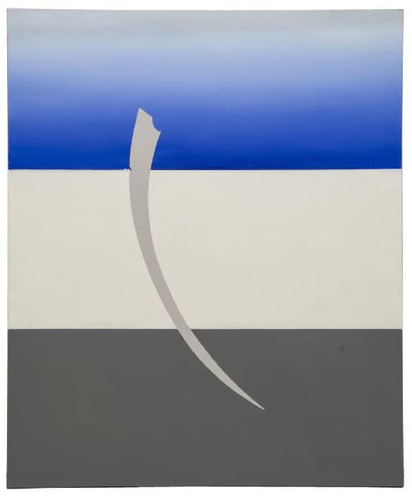 ATTRIB. TRUMAN MARQUEZ (1962) COLOR FIELD PAINTING