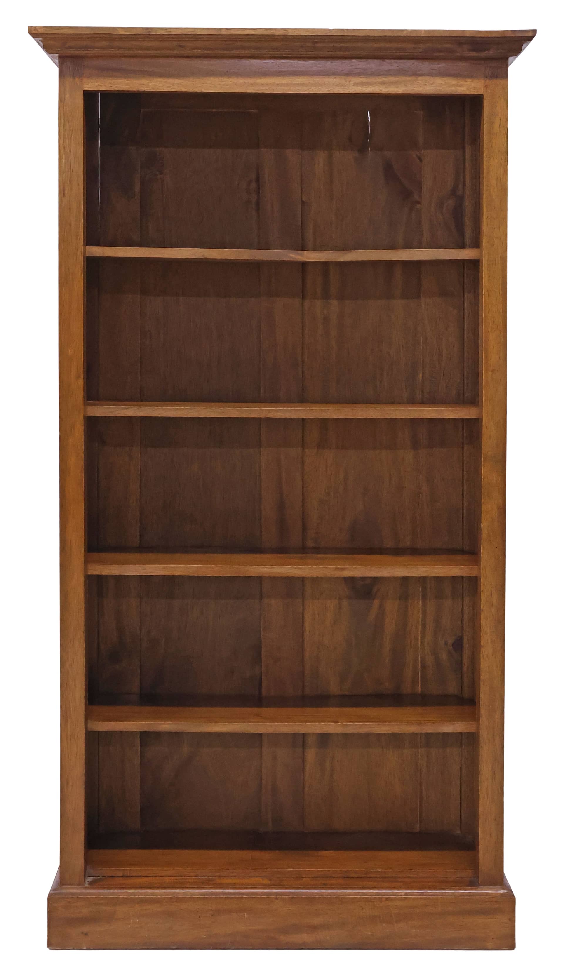 INDONESIAN RECTANGULAR TEAK BOOKCASE