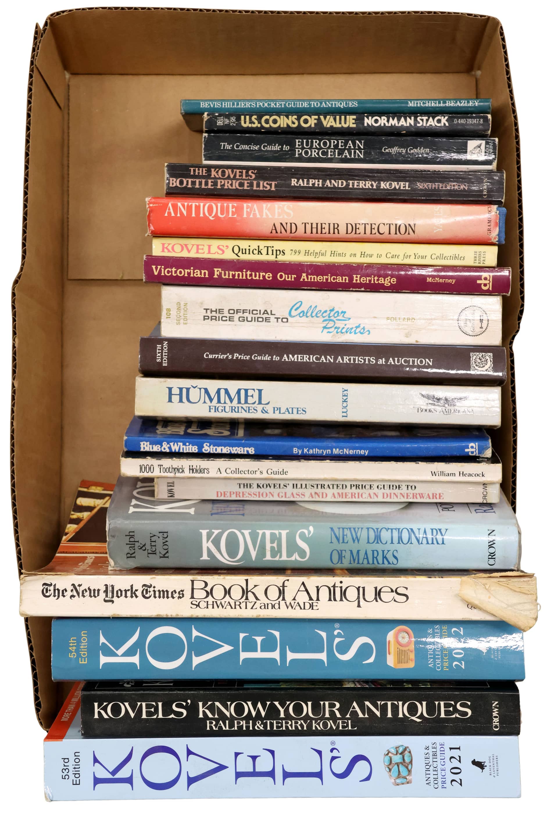 (APPROX 55) REFERENCE BOOKS: PRICE GUIDES & ANTIQUES
