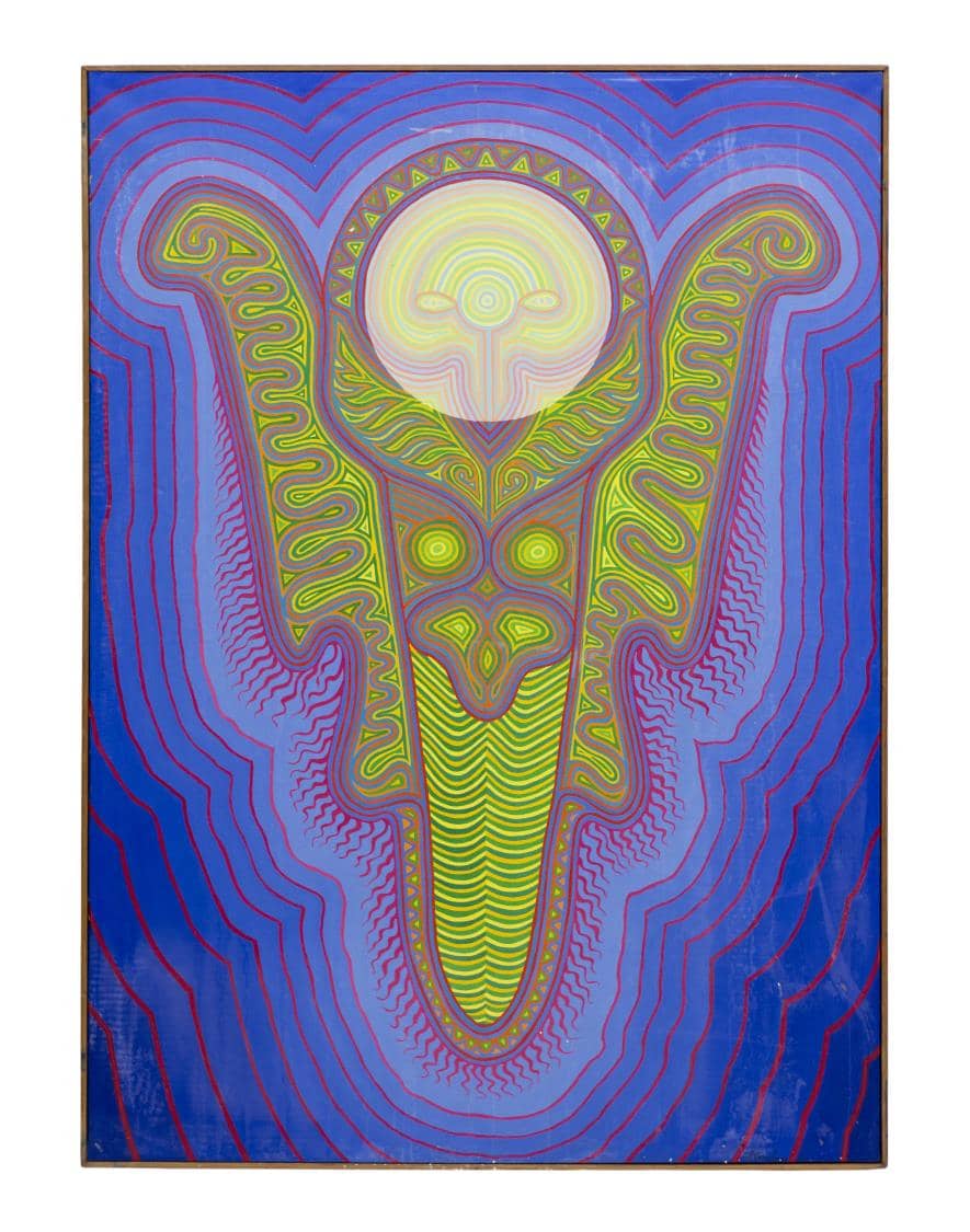 WILLIAM KIRCHNER ABORIGINAL STYLE PAINT MODERN ART