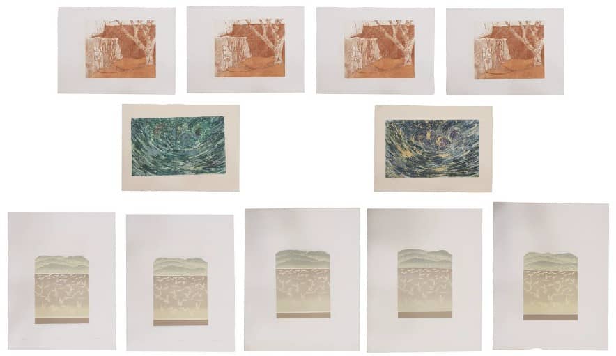(11) COLLECTION UNFRAMED PRINTS, MAIDY, NEWMAN