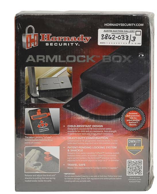 NEW IN BOX HORNADY ARMLOCK GUN BOX