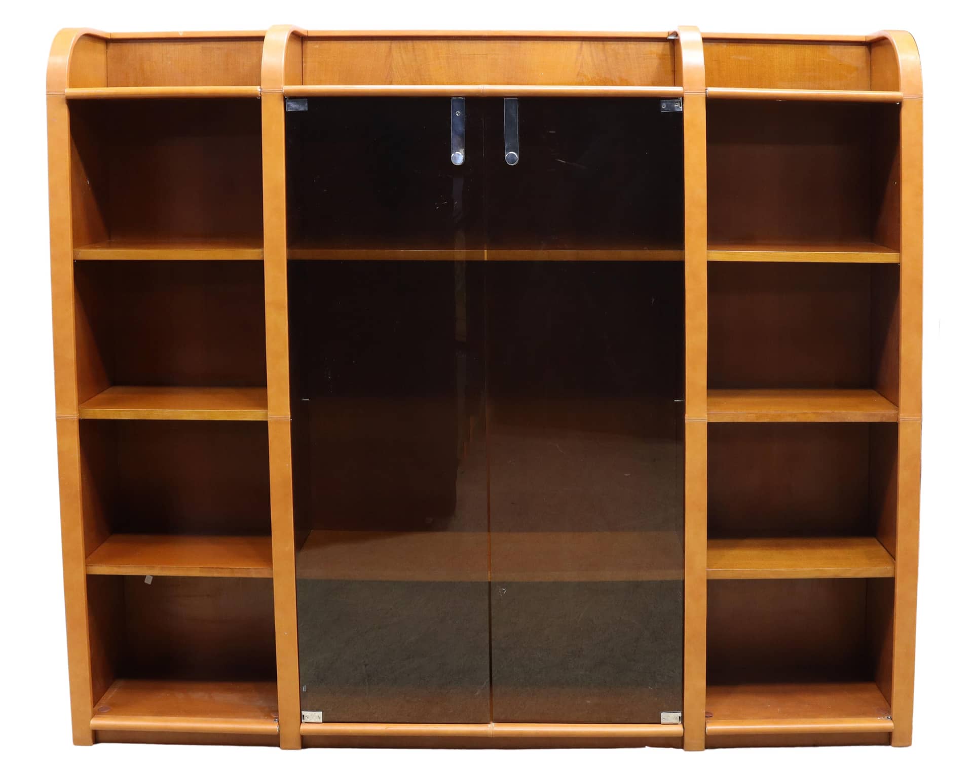 POLTRONA FRAU ITALIAN MODERN  BOOKCASE--LACKING CENTER GLASS DOORS