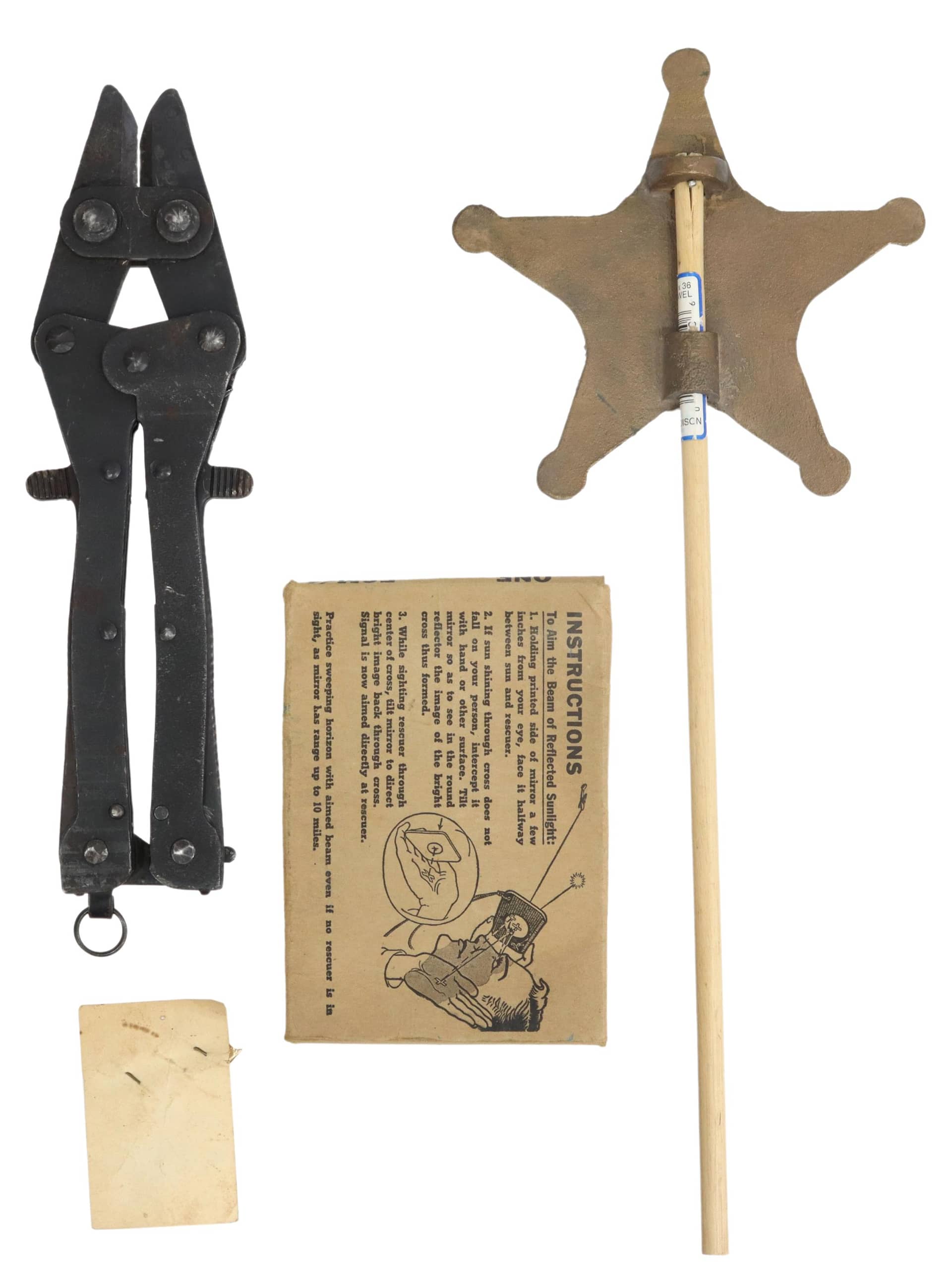 (5) U.S. & BRITISH WWII COLLECTIBLE ITEMS