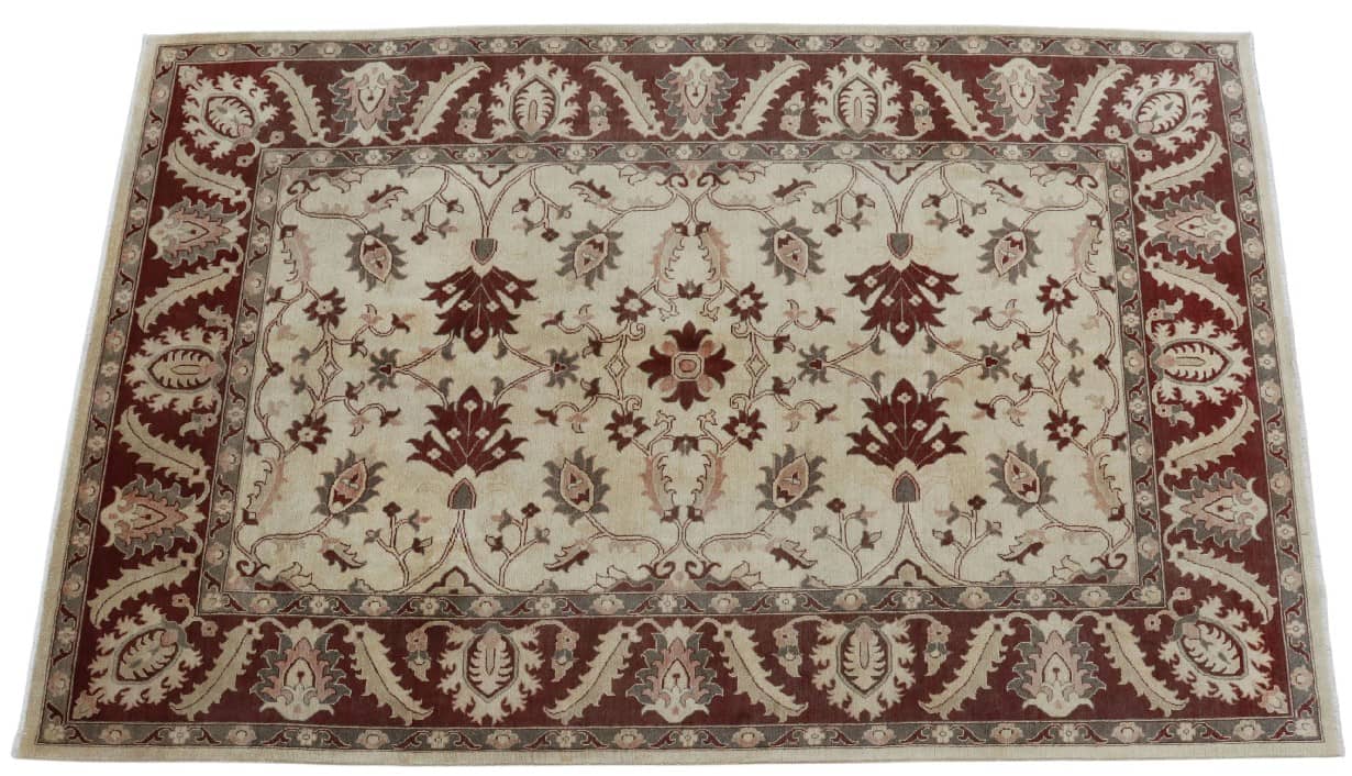HAND-TIED PAKISTANI GHAZNI RUG, 12'4" X 9'
