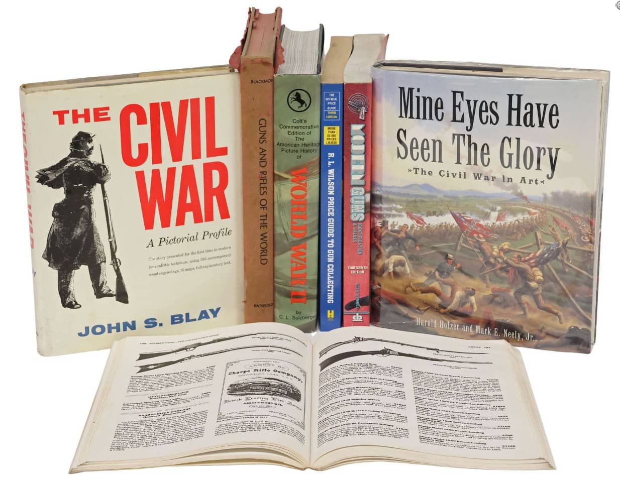 (7) REFERENCE BOOKS: AMERICAN MILITARY HISTORY & FIREARMS