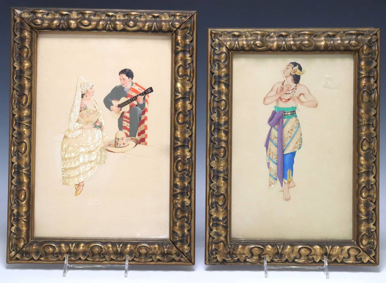 (2) VSEVOLOD PETROVIC NICOULINE (1890-1962) ILLUSTRATION ART