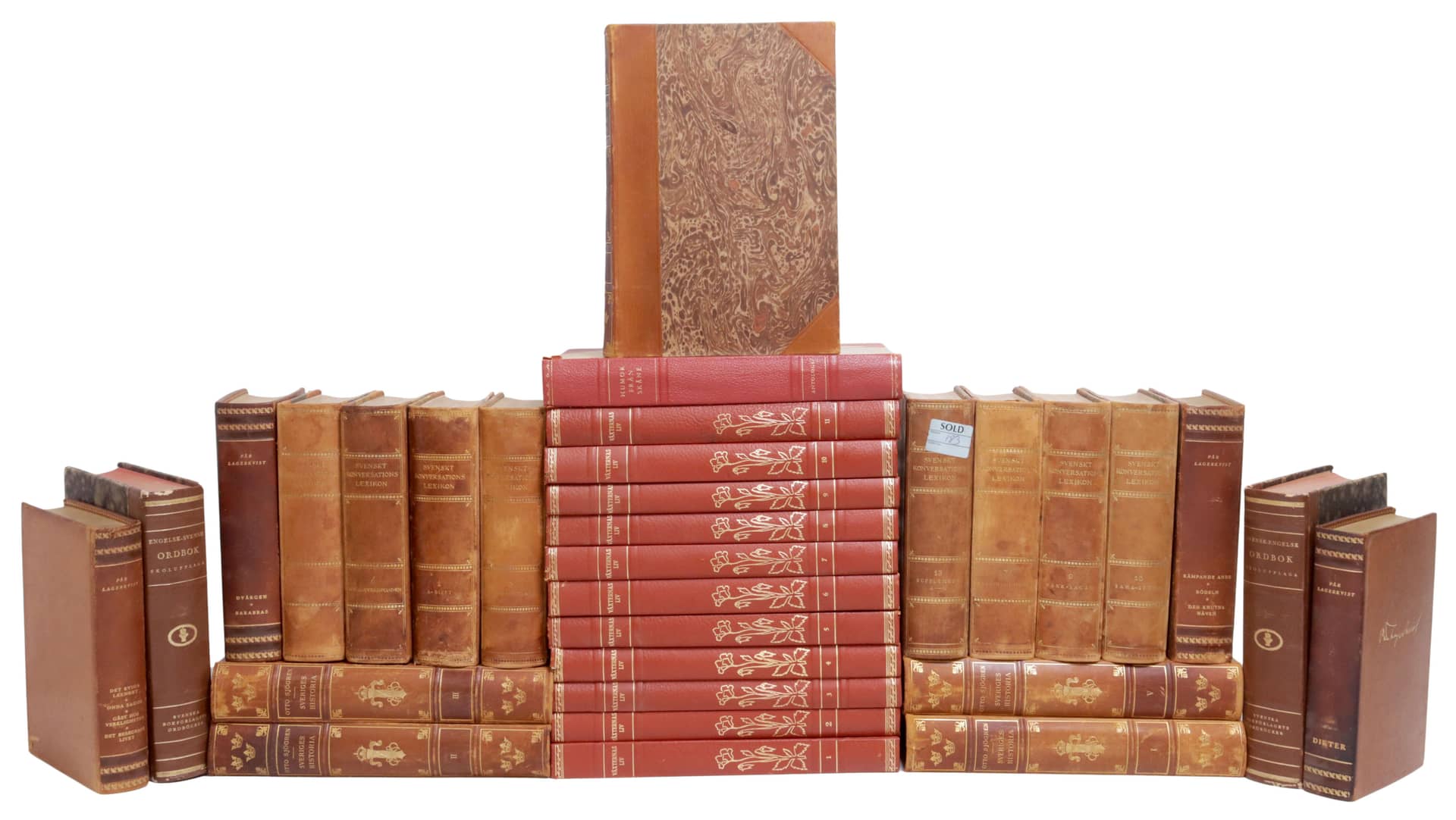 (31) LEATHERBOUND LIBRARY SHELF BOOKS, VARIOUS TITLES & AUTHORS