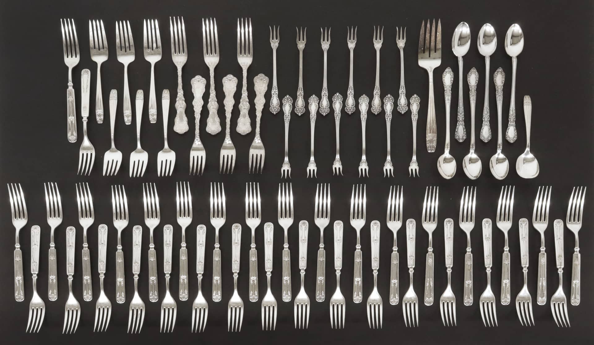 (67) SILVERPLATE FLATWARE, REED & BARTON, GORHAM, W&A ROGERS & OTHER