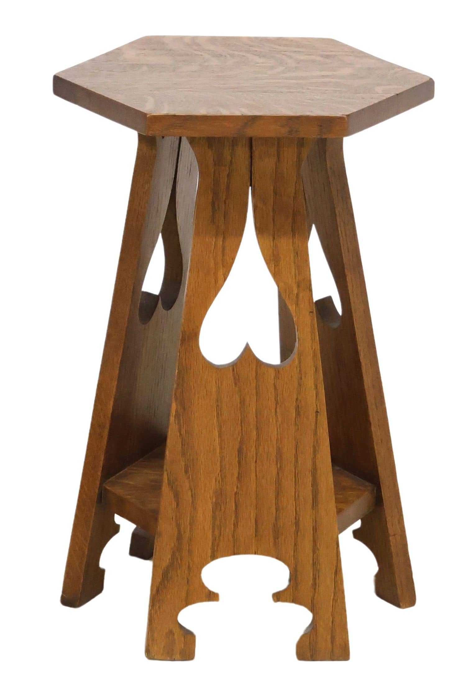 ARTS & CRAFTS OAK TABOURET