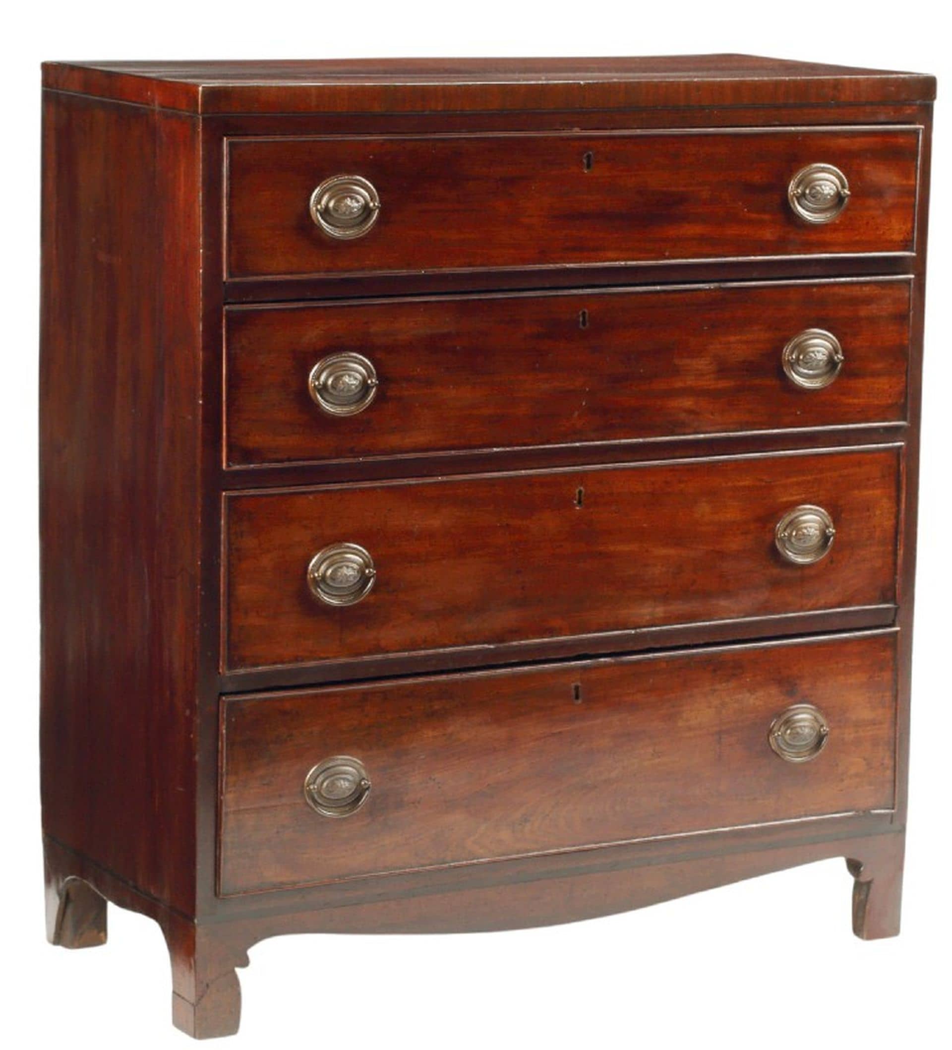 REGENCY STYLE MAHOGANY CHEST OF DRAWERS