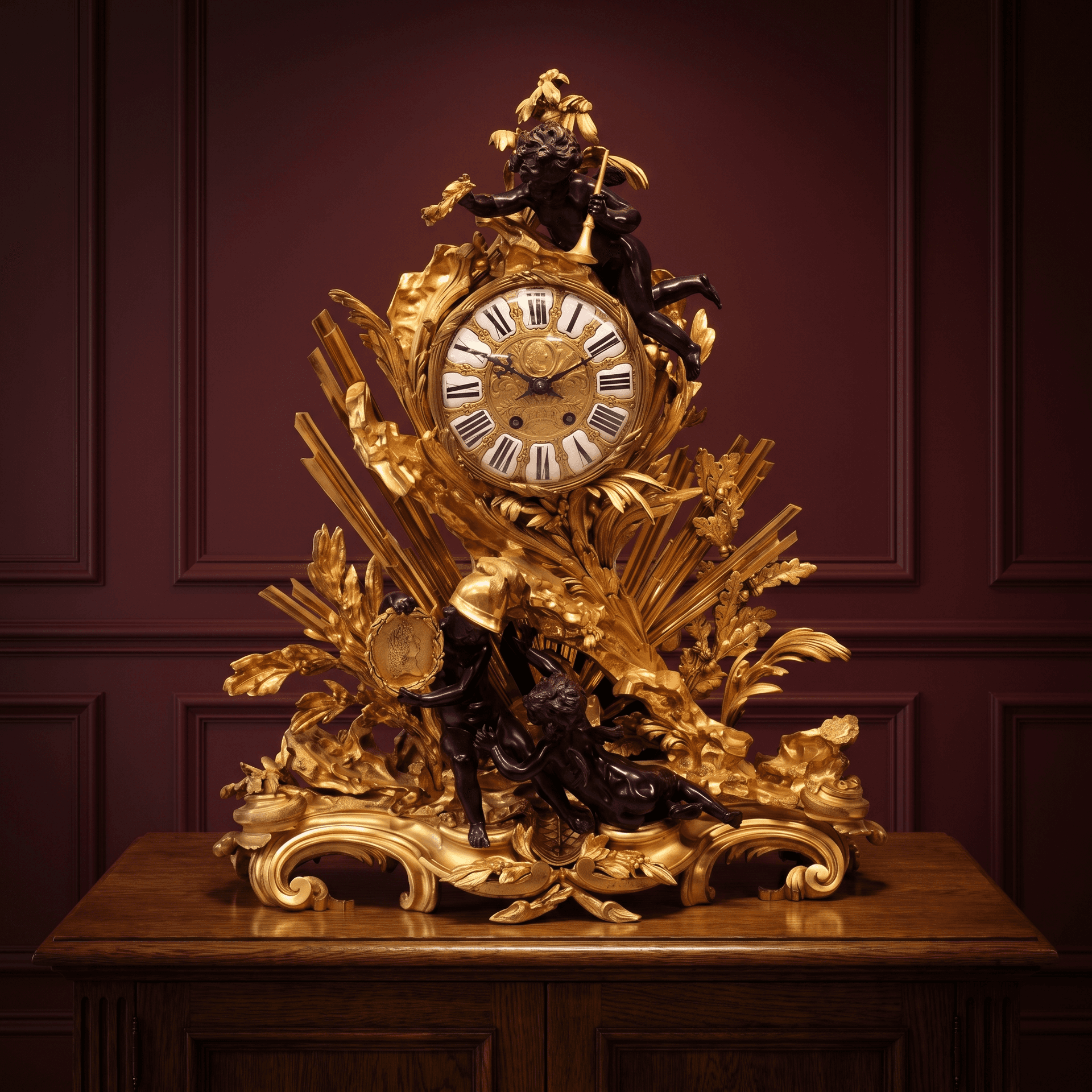 French Mantel Clocks & Garnitures
