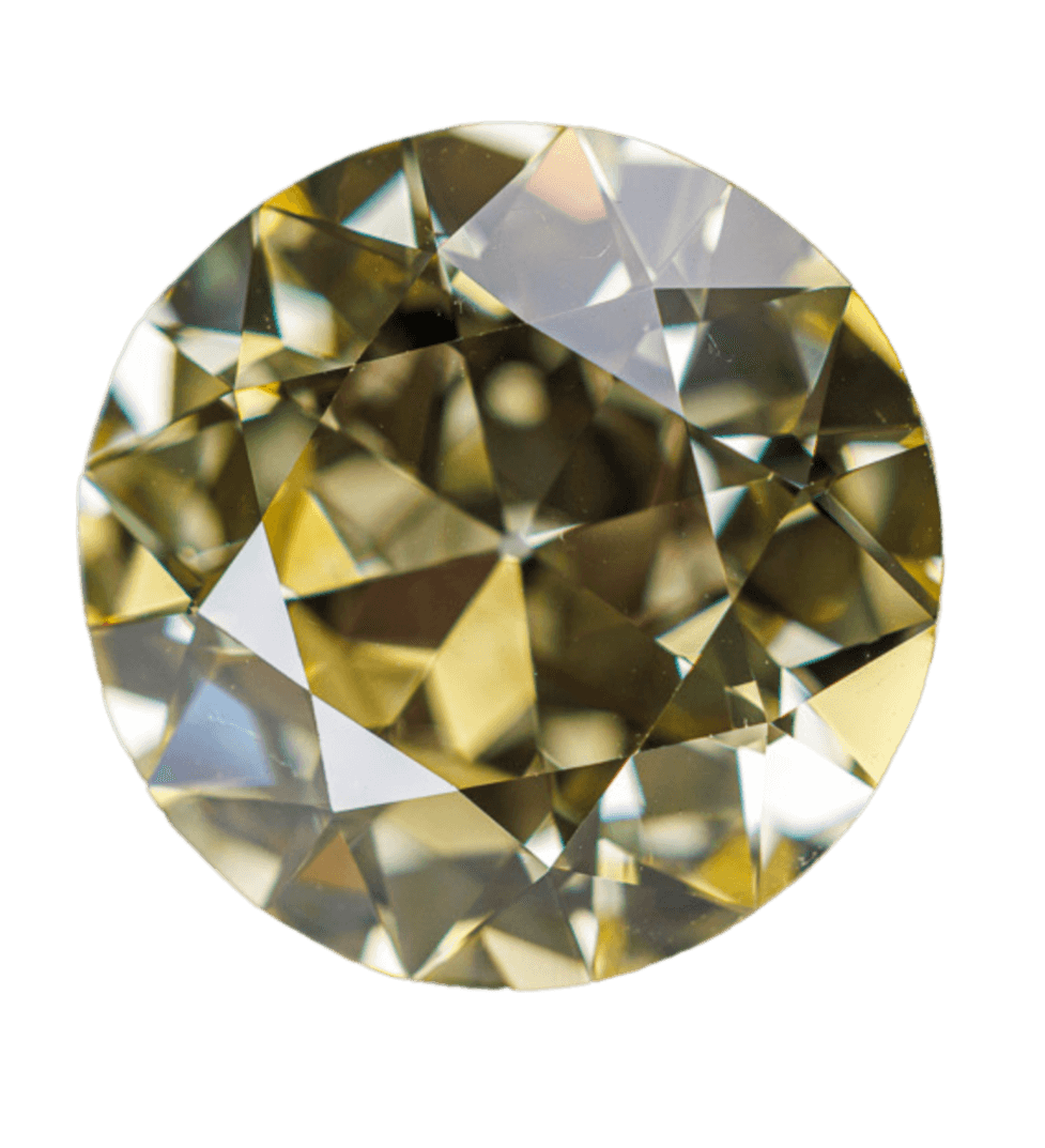 Estate GIA 14.72 carat circular brilliant cut diamond