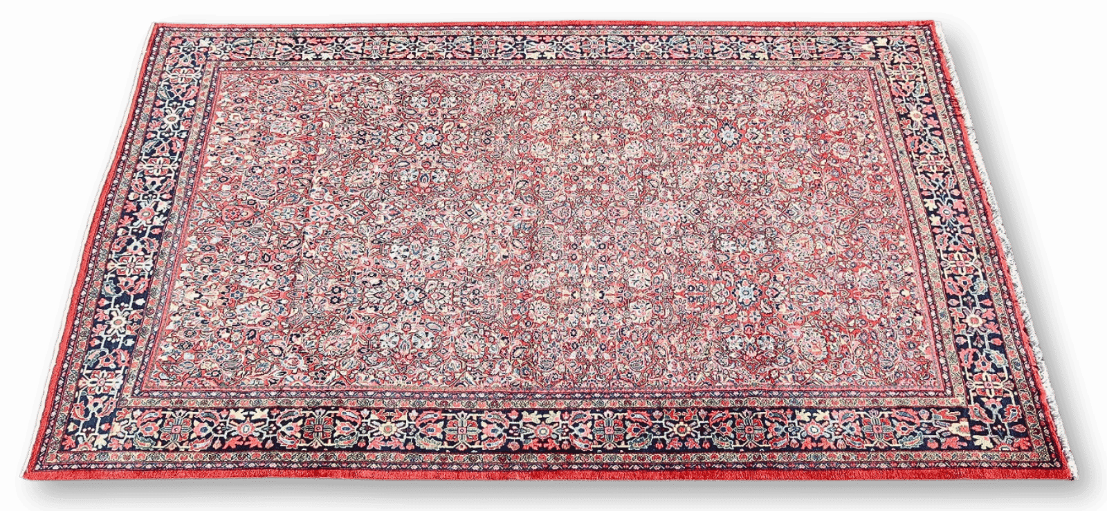 HAND-TIED PERSIAN MAHAL RUG, 15'0" X 10'7"